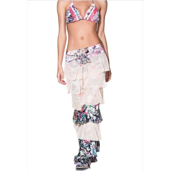 Agua Bendita Ramo Maxi Skirt Size 8 - Picture 1 of 11